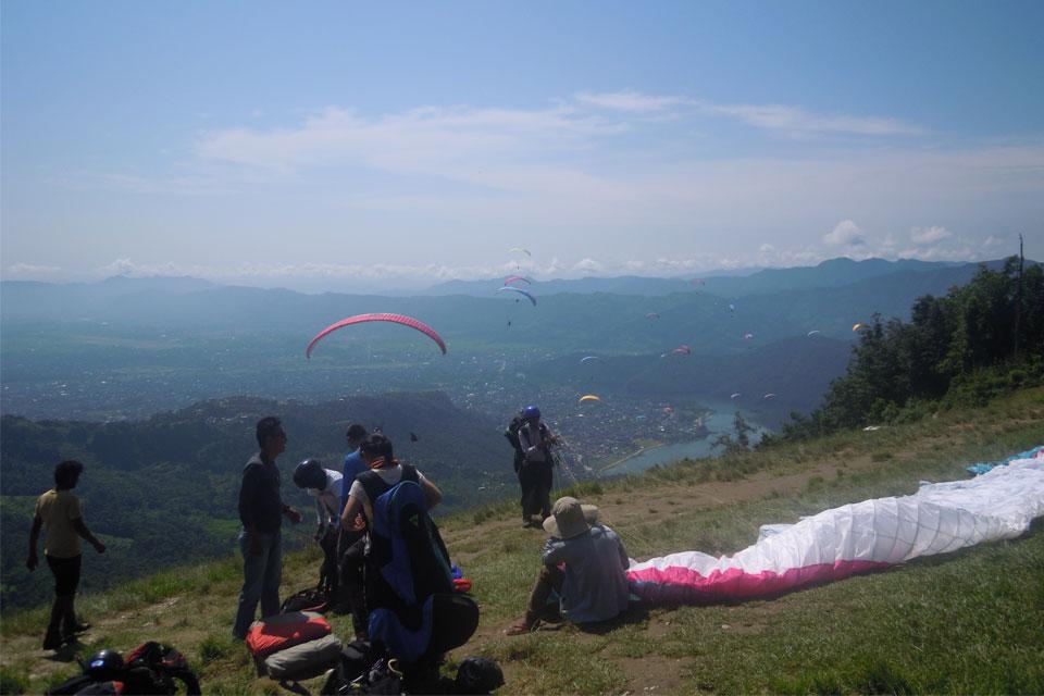 Paragliding in Pokhara