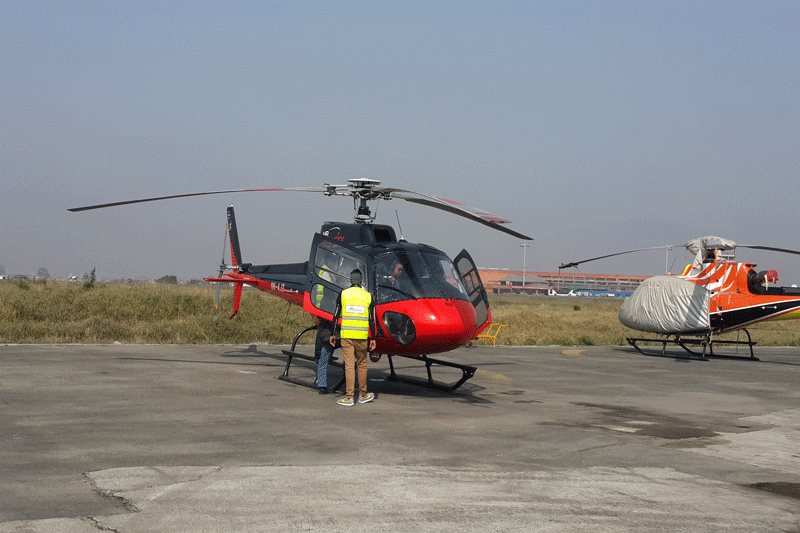 Helicopter Tour in Langtang